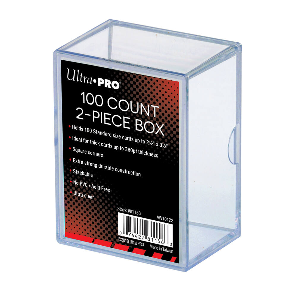 UP Plastová krabička na 100 karet 2-dílná, 1 ks